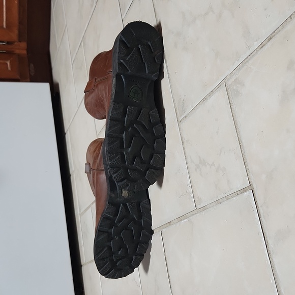 Women's Ariat Leather Western Short Boots Rubber Sole 10 - Picture 7 of 8